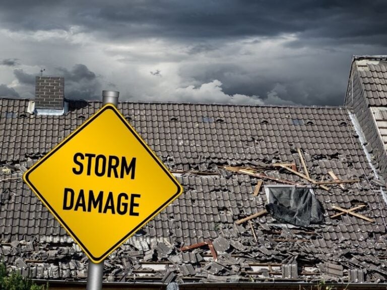 what is considered storm damage to roof